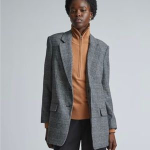 Everlane The Oversized Blazer in Glen Plaid